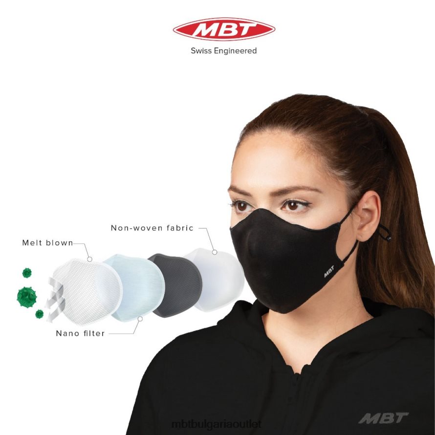 3d спортна маска черен 6BLLJ8250 MBT унисекс аксесоари